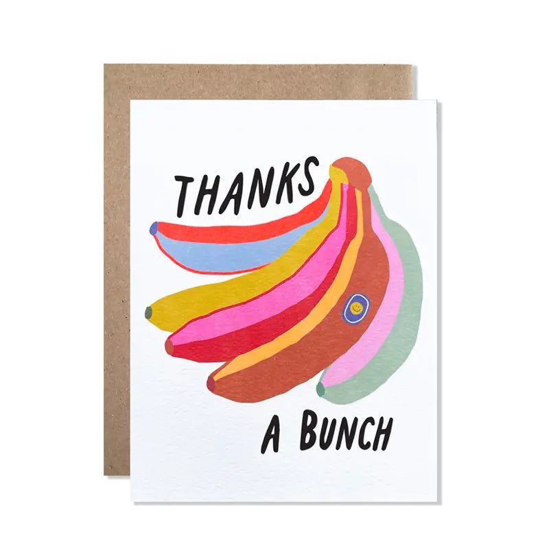 Thanks A Bunch bananas card