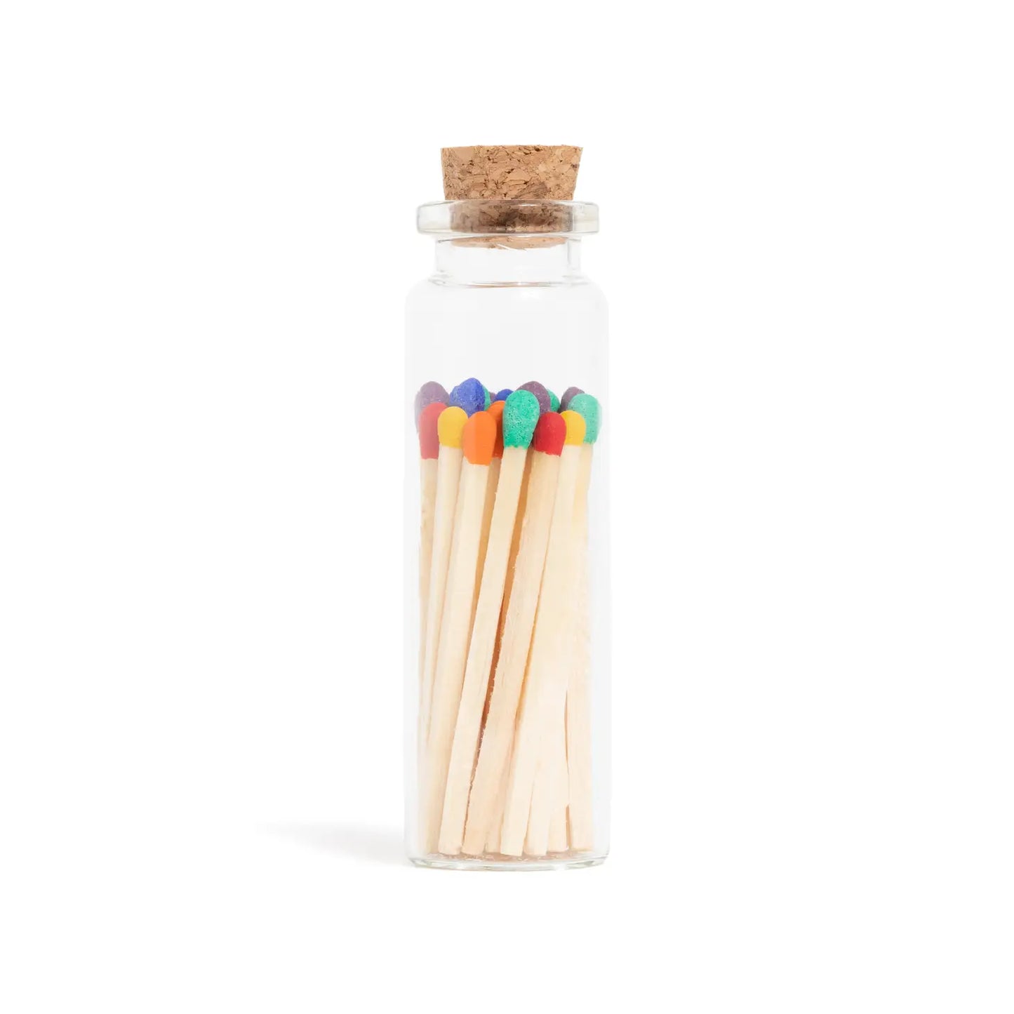 Matches in corked vial