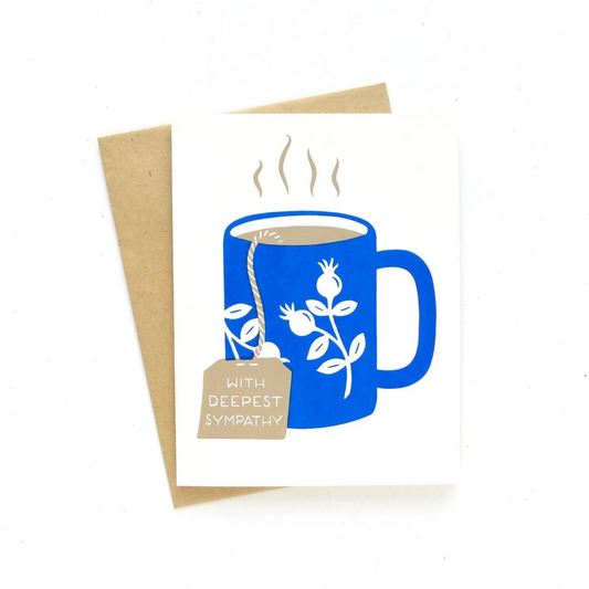 Sympathy Tea card
