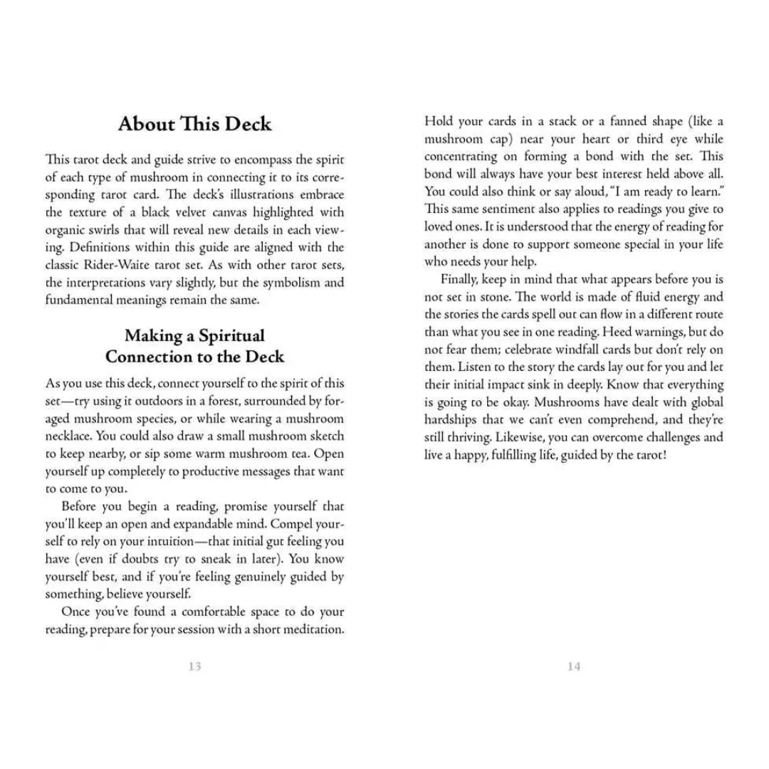 Midnight Magic: A Tarot Deck of Mushrooms