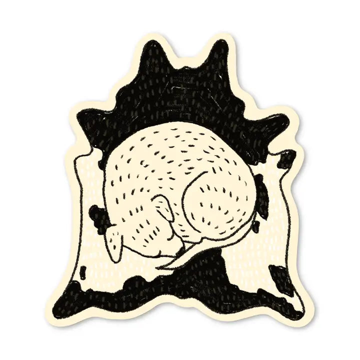 Sleepy Dog sticker