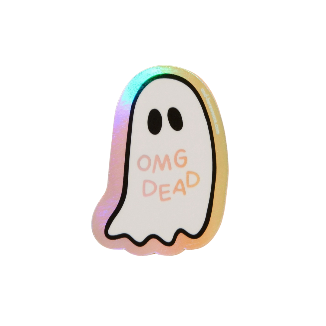 Omg Dead ghost sticker