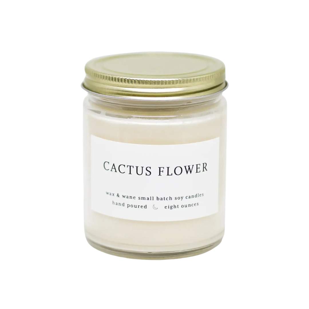 Cactus Flower soy candle