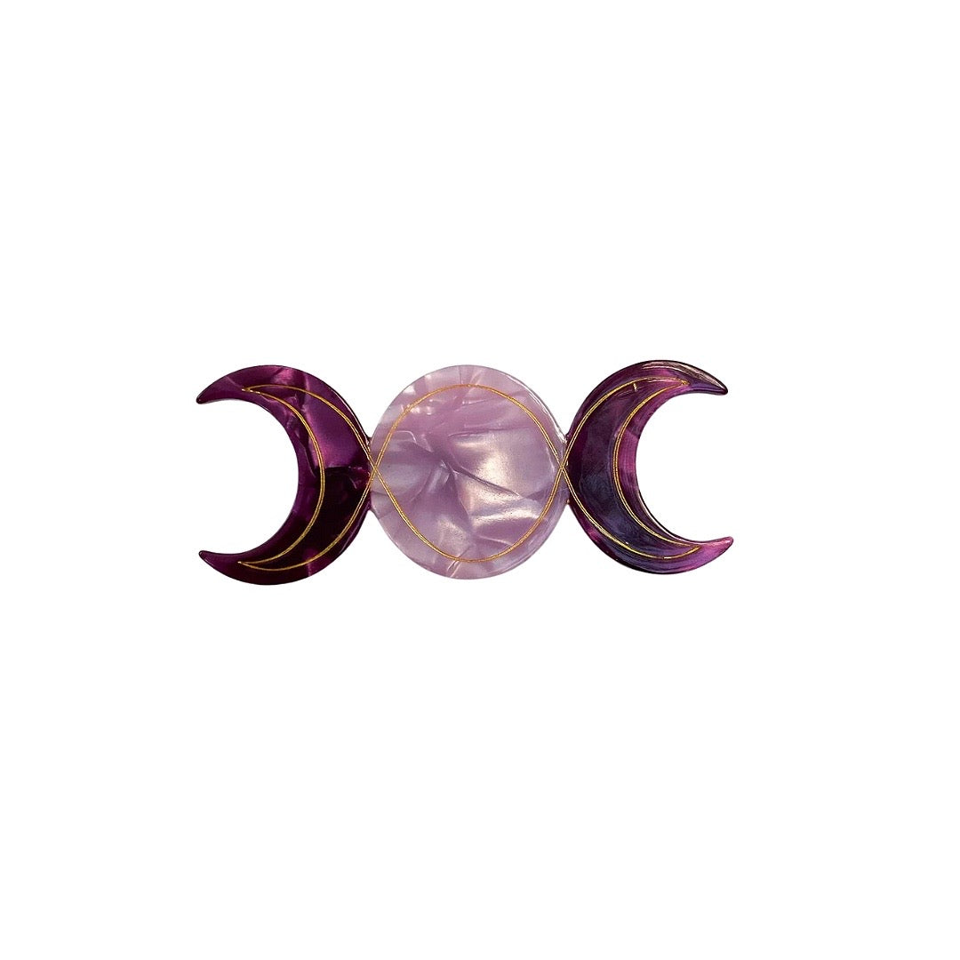 Triple Goddess Barrette