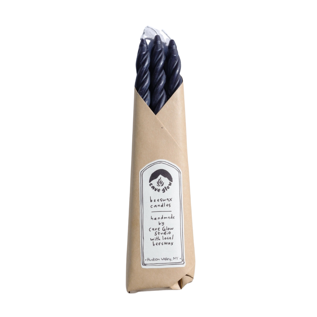 Spiral Beeswax Candles (set of 3)