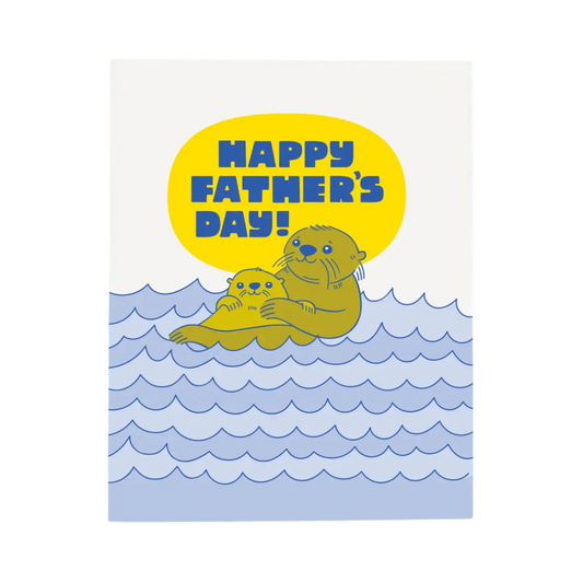 Father's Day otter card