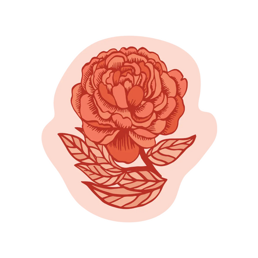 Rose sticker