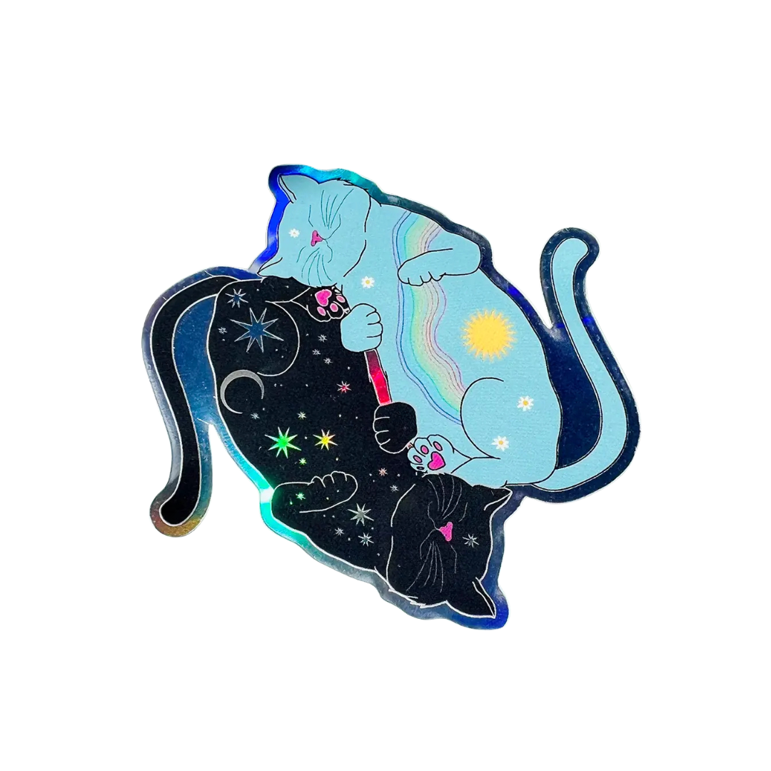 Space cats sticker