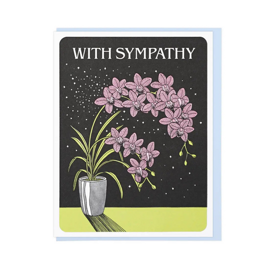 With Sympathy card