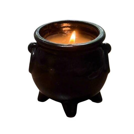 Witches Brew cauldron candle