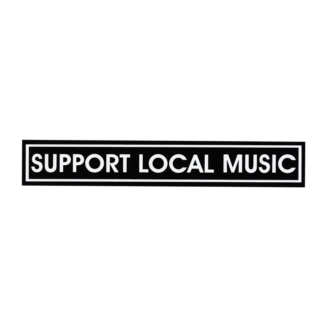 Support Local Music sticker
