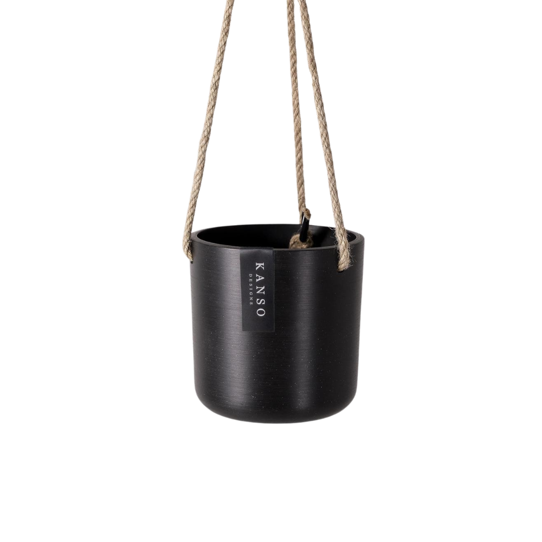 Kanso 4" signature stone hanging planter