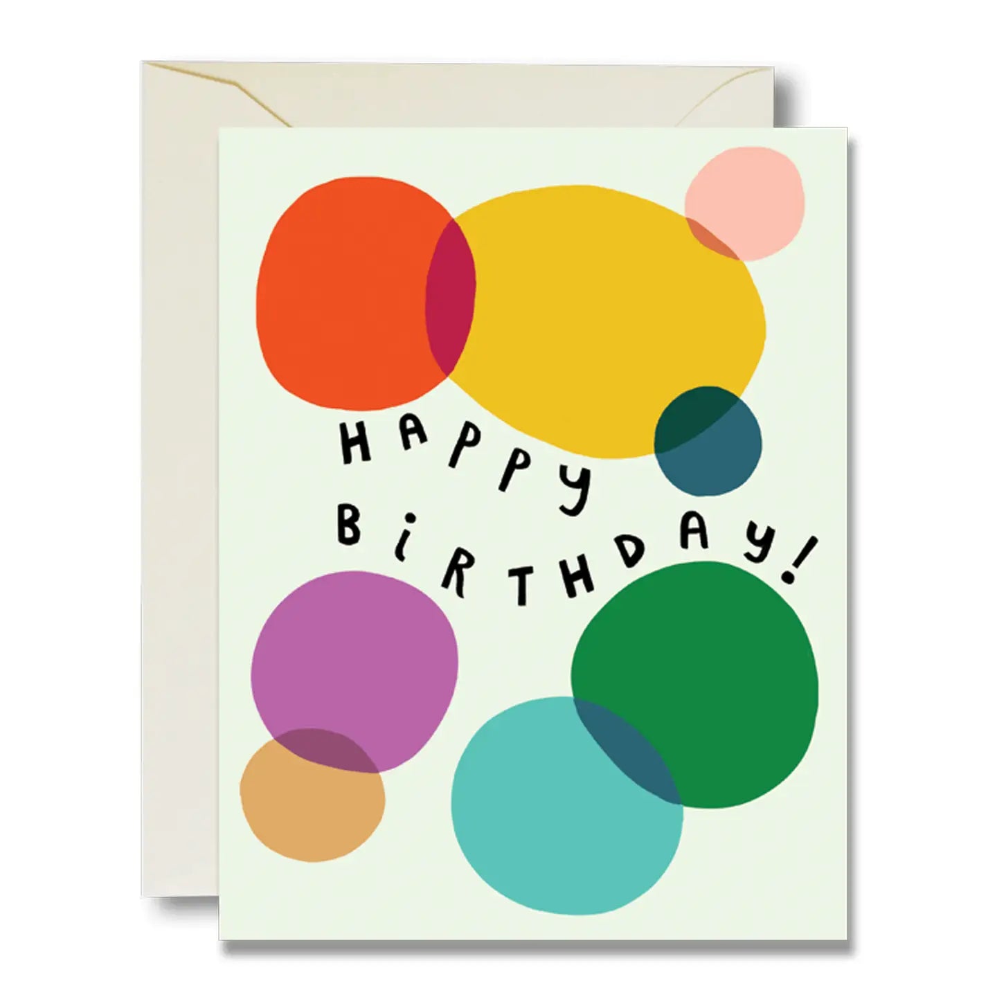 Happy Birthday bubbles card