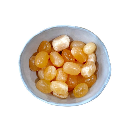 Tumbled Orange Calcite