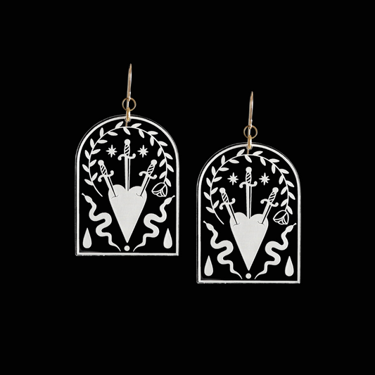 Lucite Omina Earrings