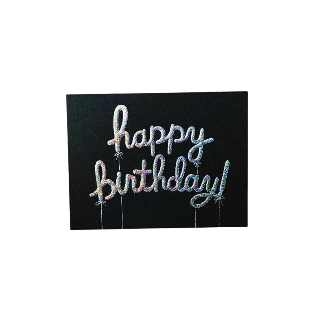 Happy Birthday Balloons card