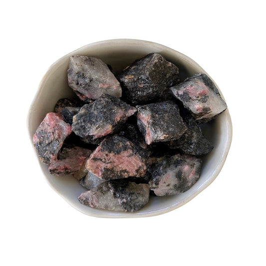 Raw Rhodonite