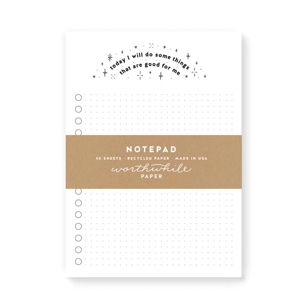 Self-Care Notepad