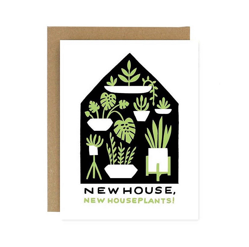Houseplants Housewarming Card