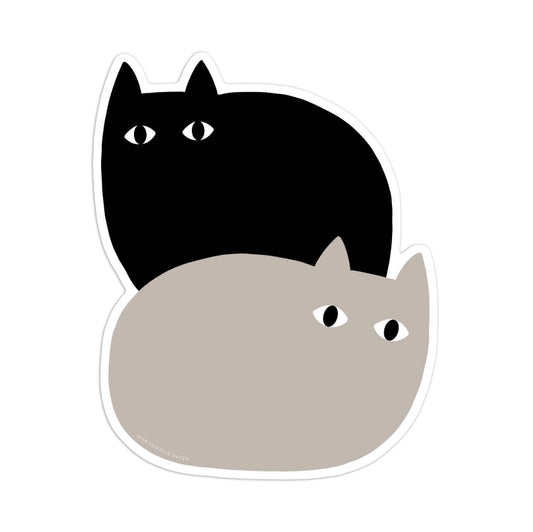 Loaf Cats Die Cut Sticker