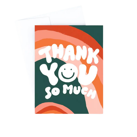 Wavy Thank You card