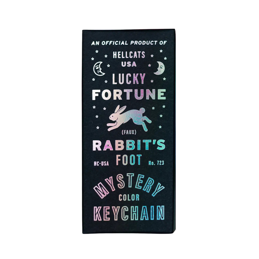 Lucky Rabbit's Foot keychain (mystery color!)