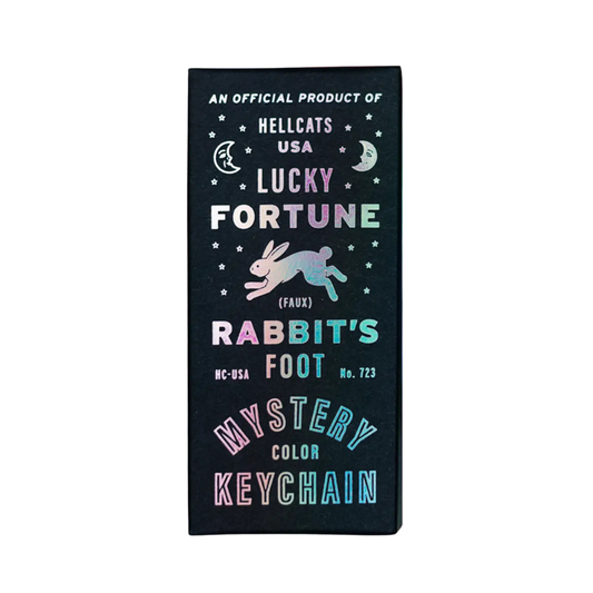 Lucky Rabbit's Foot keychain (mystery color!)