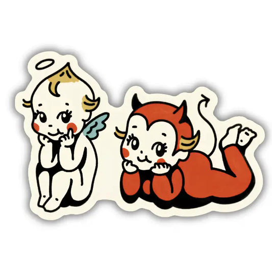 Angel & Devil sticker
