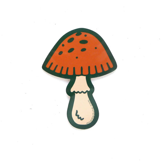 Mushroom sticker