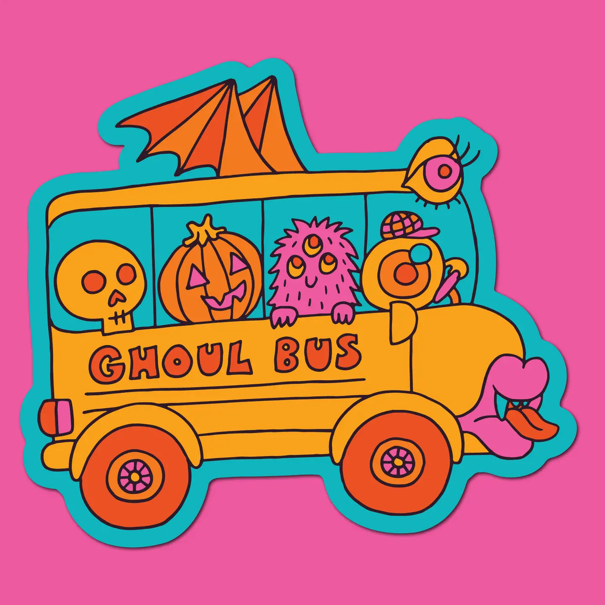 Ghoul Bus sticker