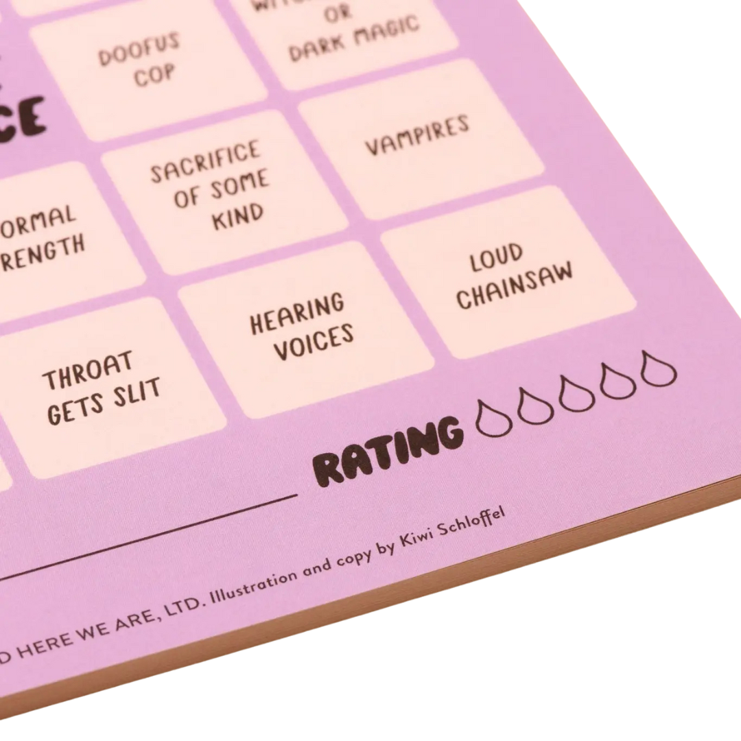 Scary Movie bingo