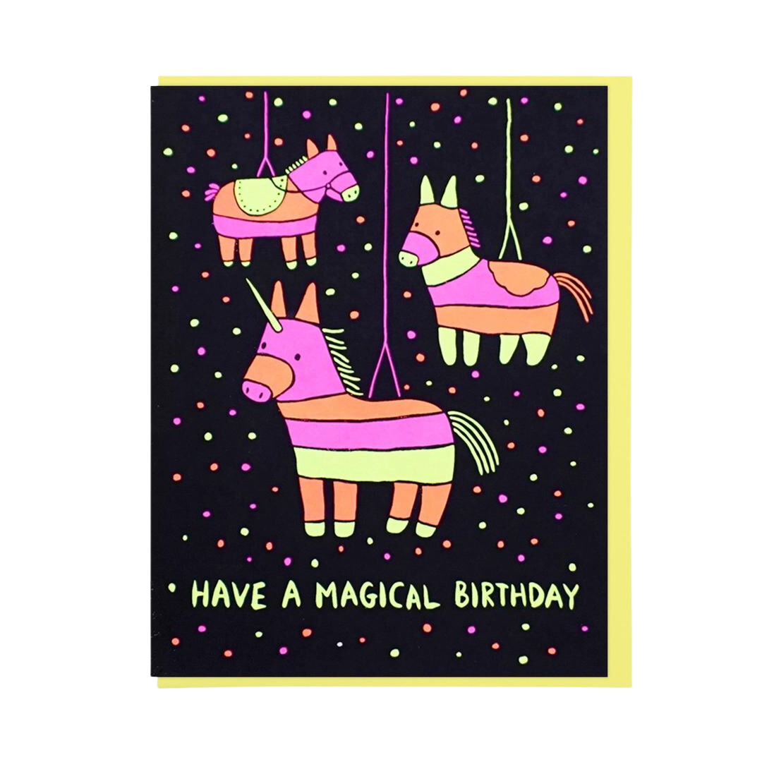 Magical Birthday Piñata card