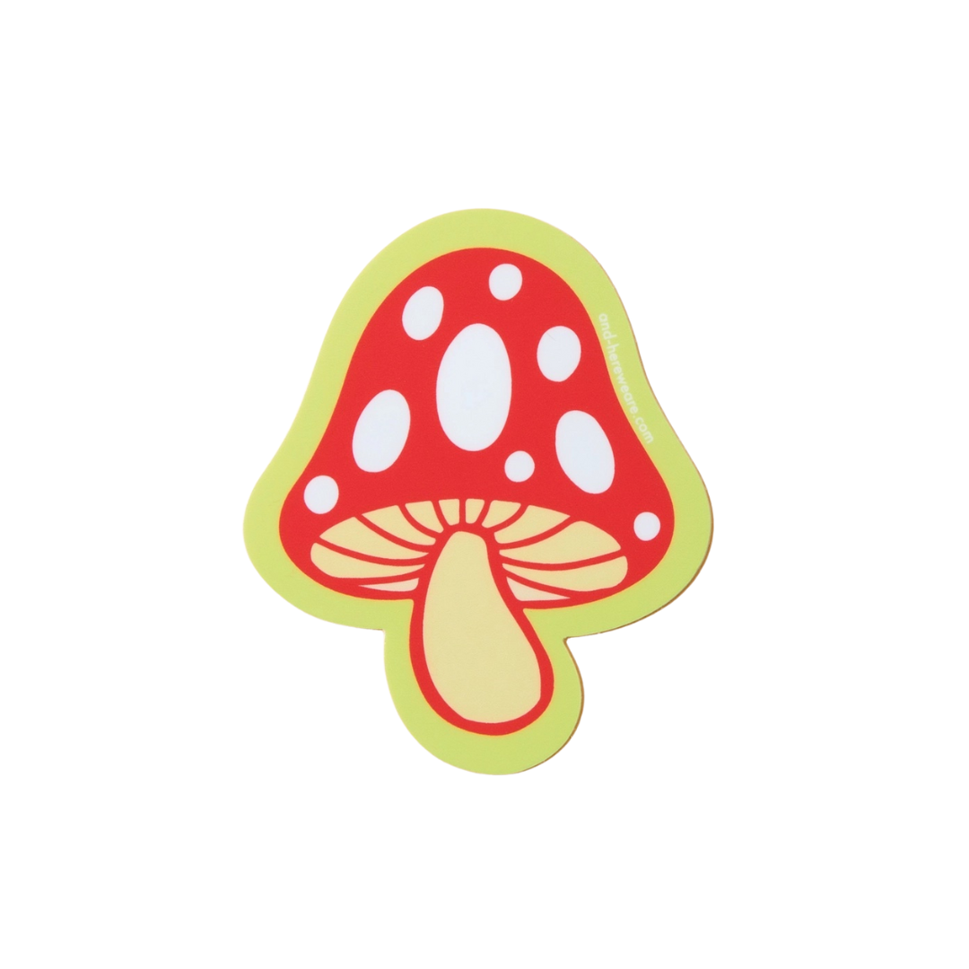 Toadstool sticker