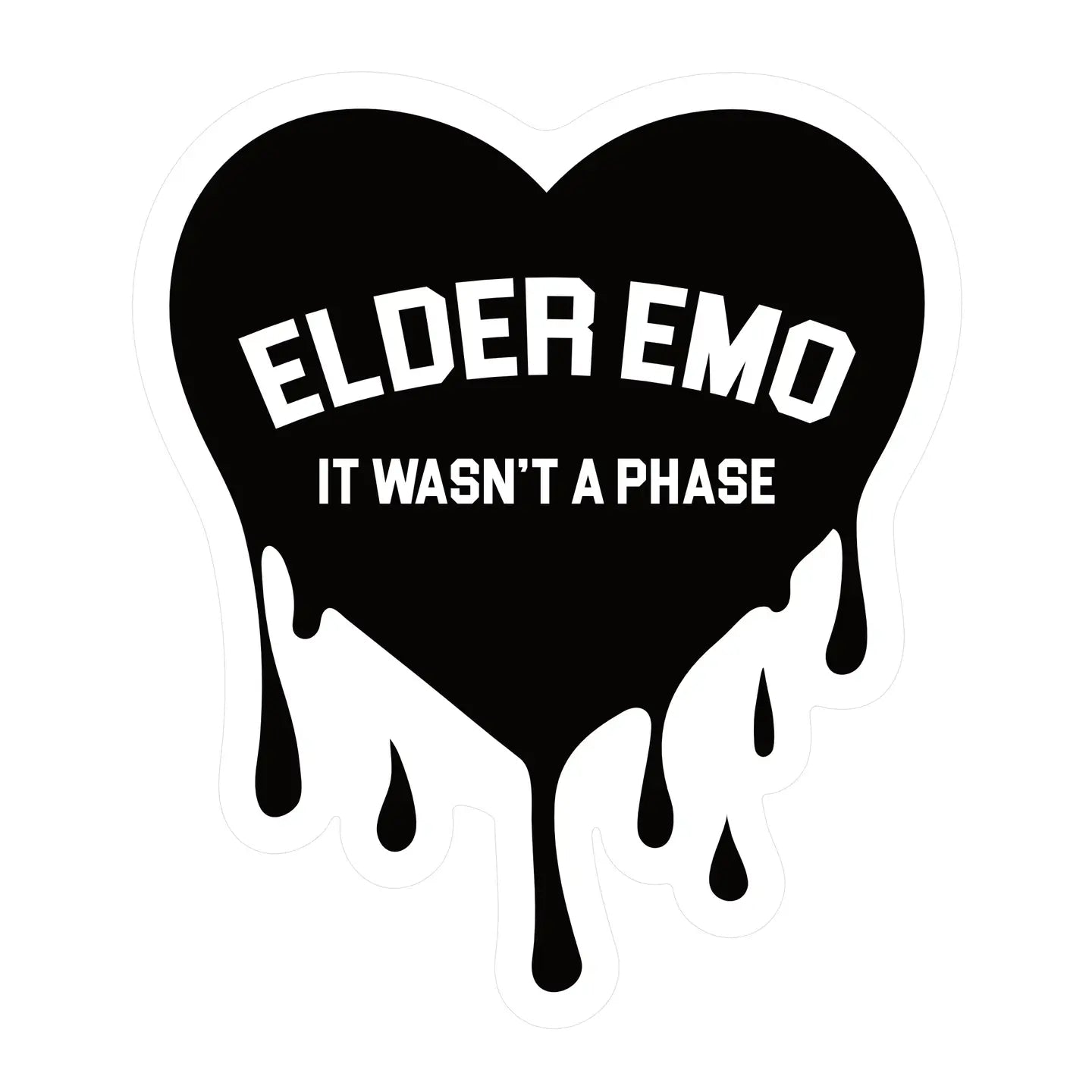 Elder Emo sticker