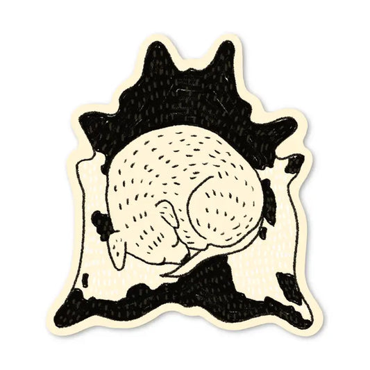 Sleepy Dog sticker