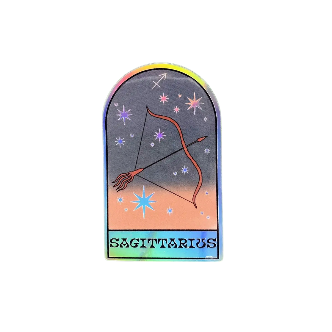 Holographic zodiac stickers