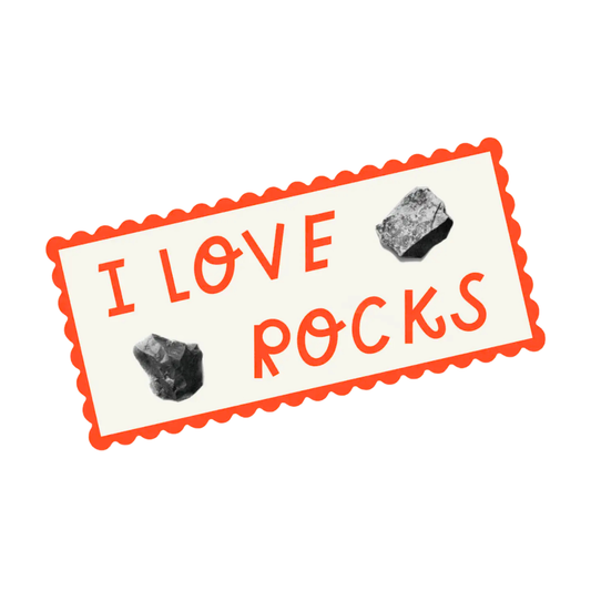 I Love Rocks sticker