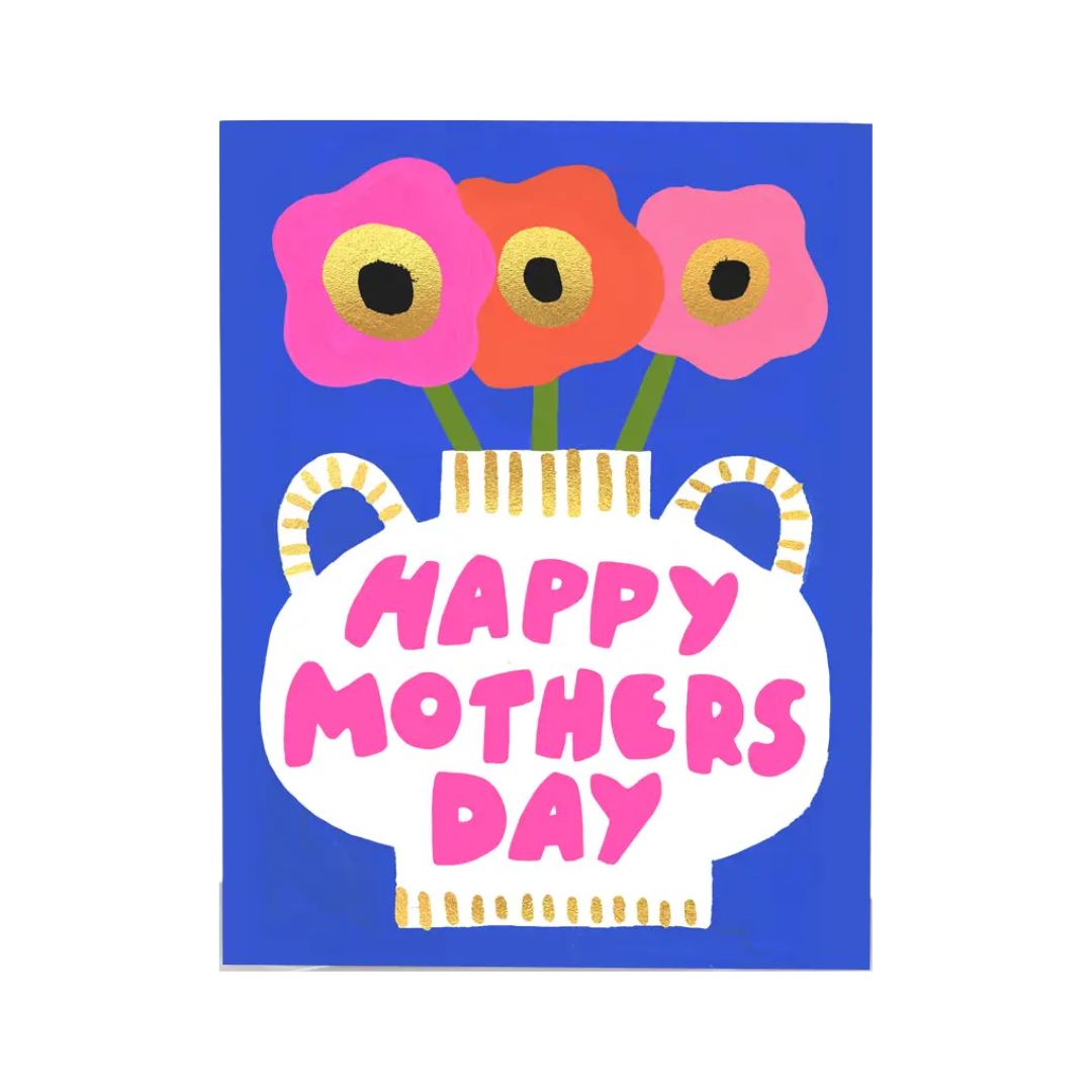 Happy Mother's Day vase card