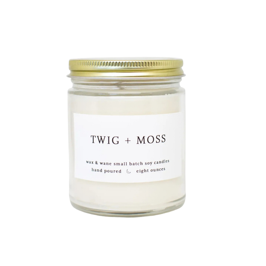 Twig + Moss soy candle