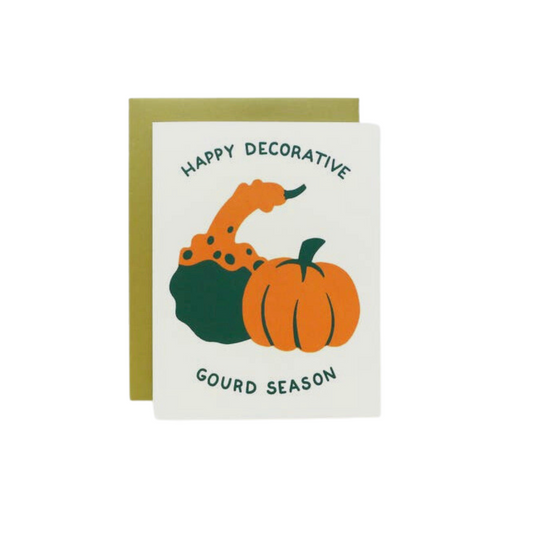 Decorative Gourd Season card