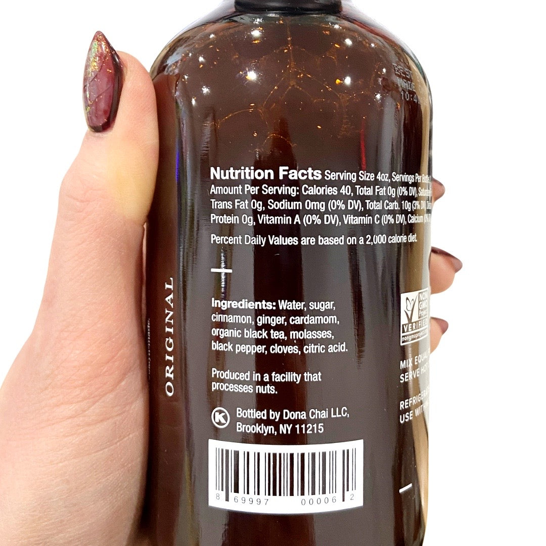 DONA mini Masala Chai concentrate (8 oz / 2 servings)