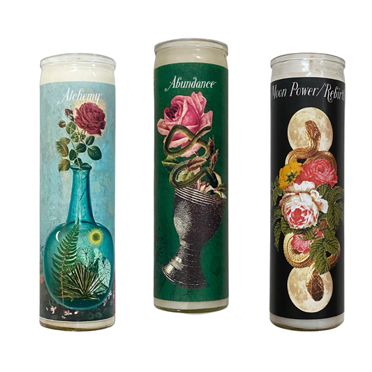 Snakes For Hair altar candles