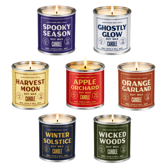 Good & Well soy candles (8 oz)