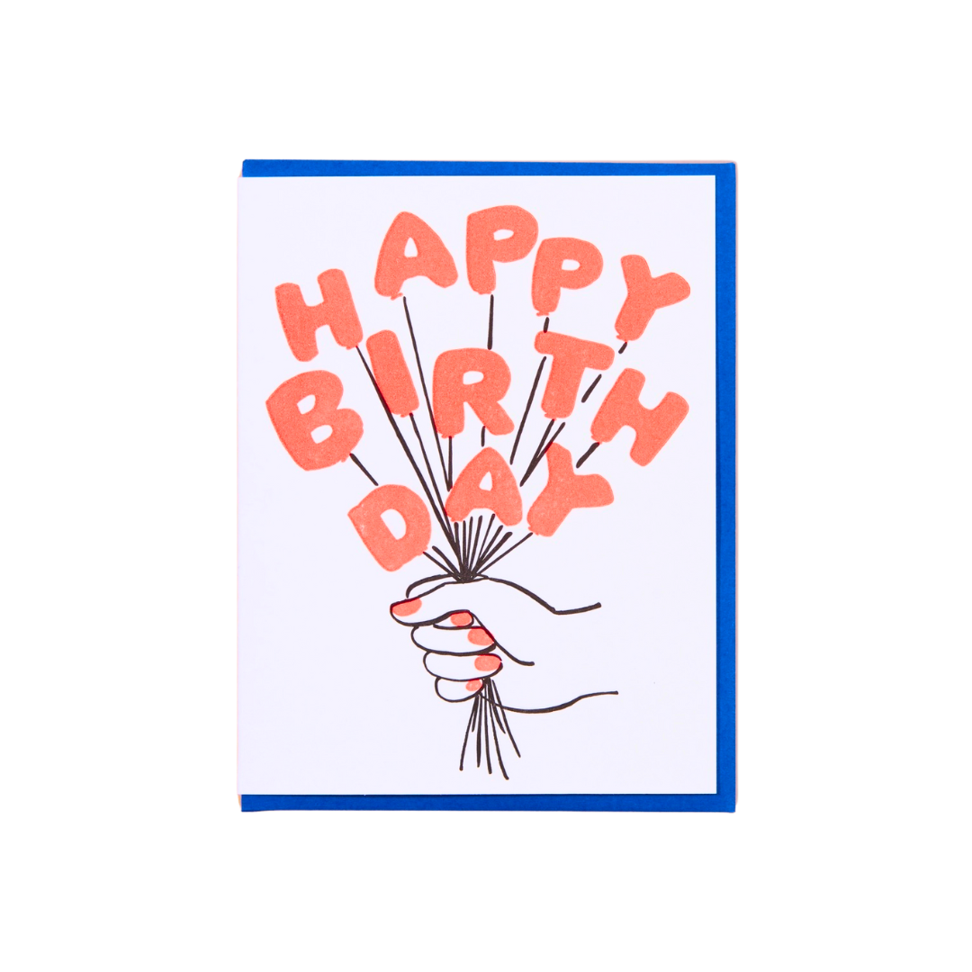 Birthday Balloons card