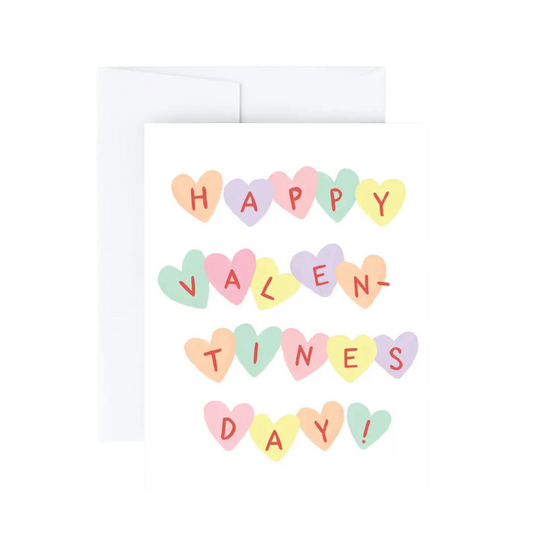 Conversation Hearts card