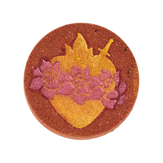 Heart of Mary bath bomb