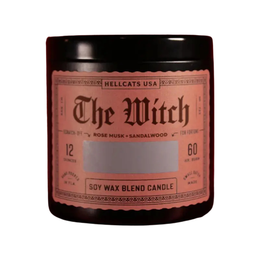 The Witch candle (rose musk + sandalwood)