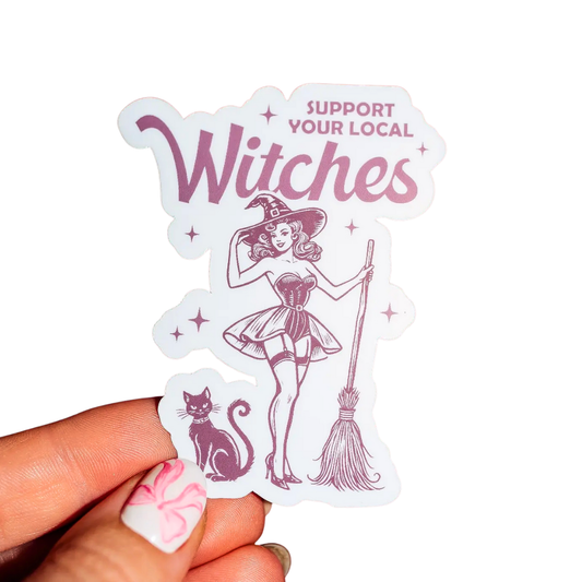 Support Your Local Witches sticker