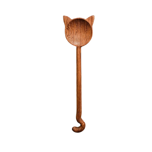 Cat ears wooden spoon