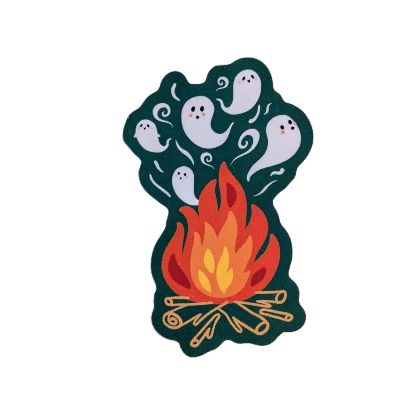 Scary Ghost Stories bonfire sticker